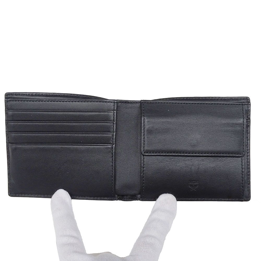 良品 定番人気 MCM エムシーエム 2つ折財布 ヴィセトス 黒 メンズ 新生活 楽天市場】MCM 財布 メンズ エムシーエム 二つ折り札入れ ID