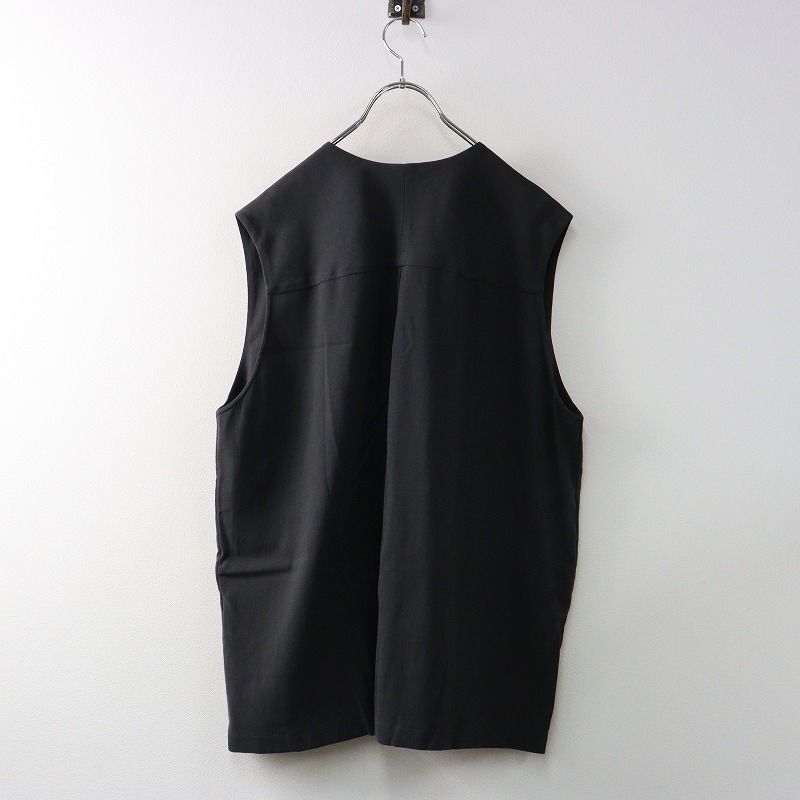 定価33000円 2025年 エヴァムエヴァ evam eva E241T075 cotton vest コットンベスト 2 チャコールグレー┃羽織 2400014579475