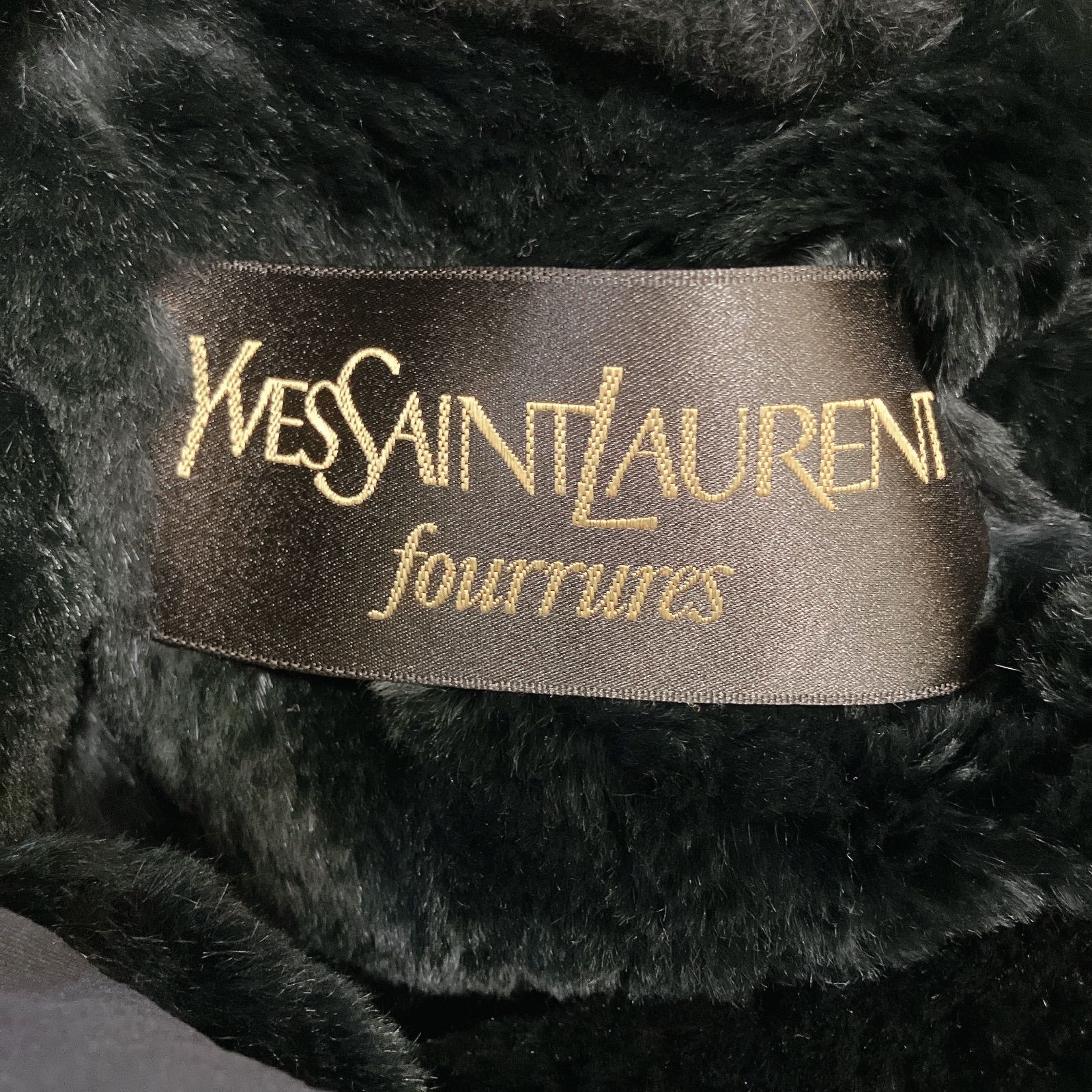 Yves Saintlaurent ファーコート 希少】YVES SAINT LAUREN フェイク