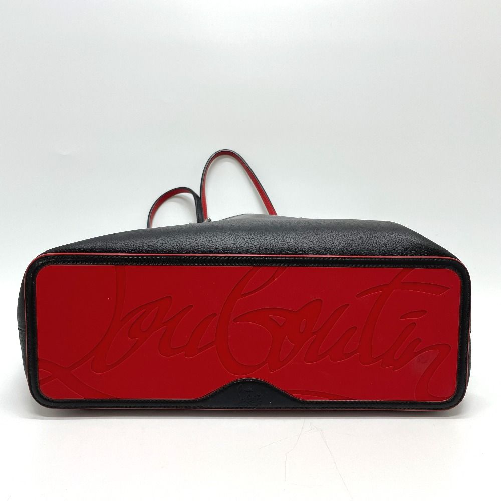 クリスチャンルブタン スパイクスタッズ カバタ トートバッグ レザー