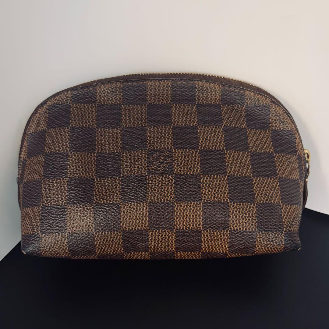 LOUIS VUITTON ルイヴィトン ダミエ エベヌ ポシェット ポケット コスメティック PM 小物入れ 化粧ポーチ N47516
