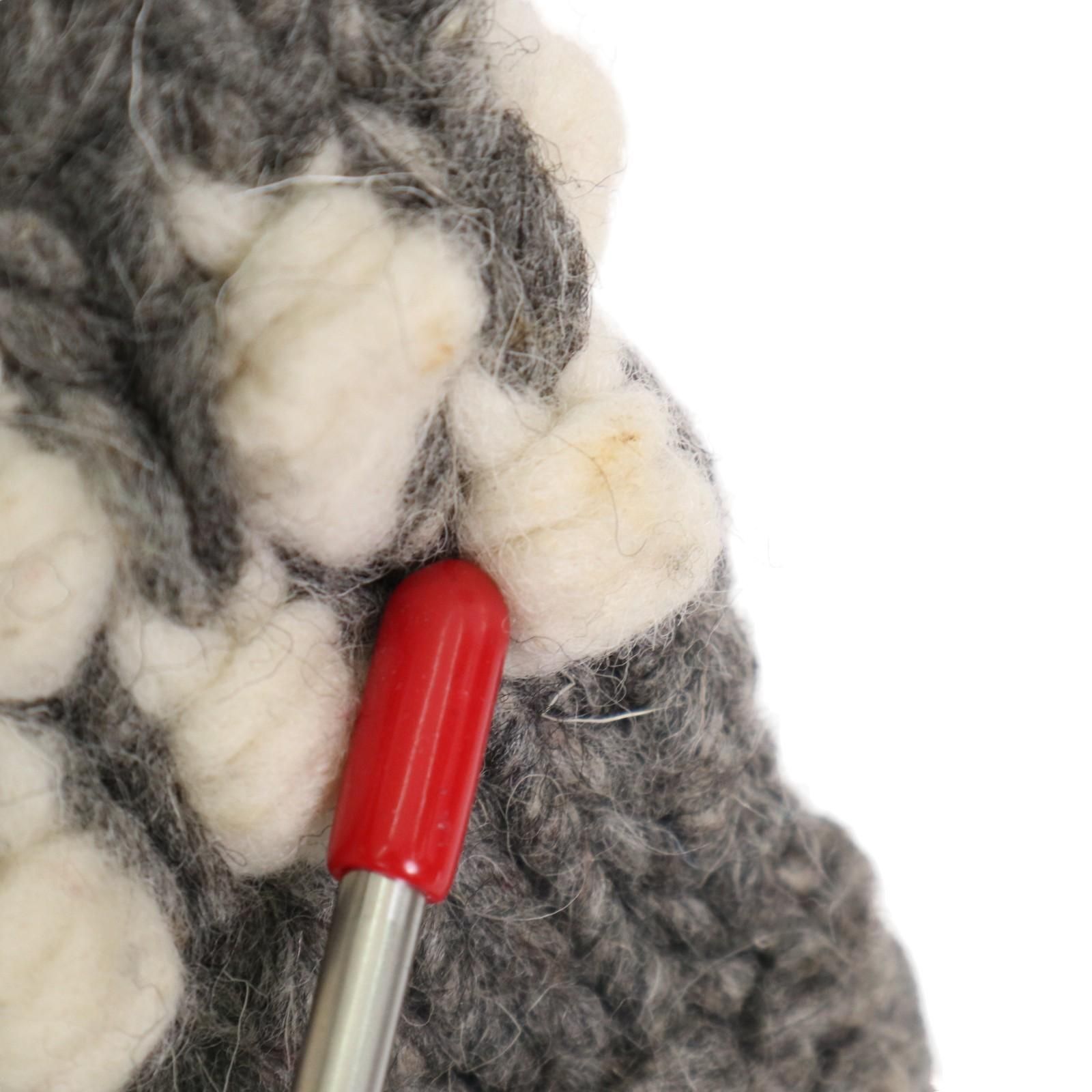 C.C.H. IMPORTS エクアドルニット ウール ニット セーター 総柄 グレー  