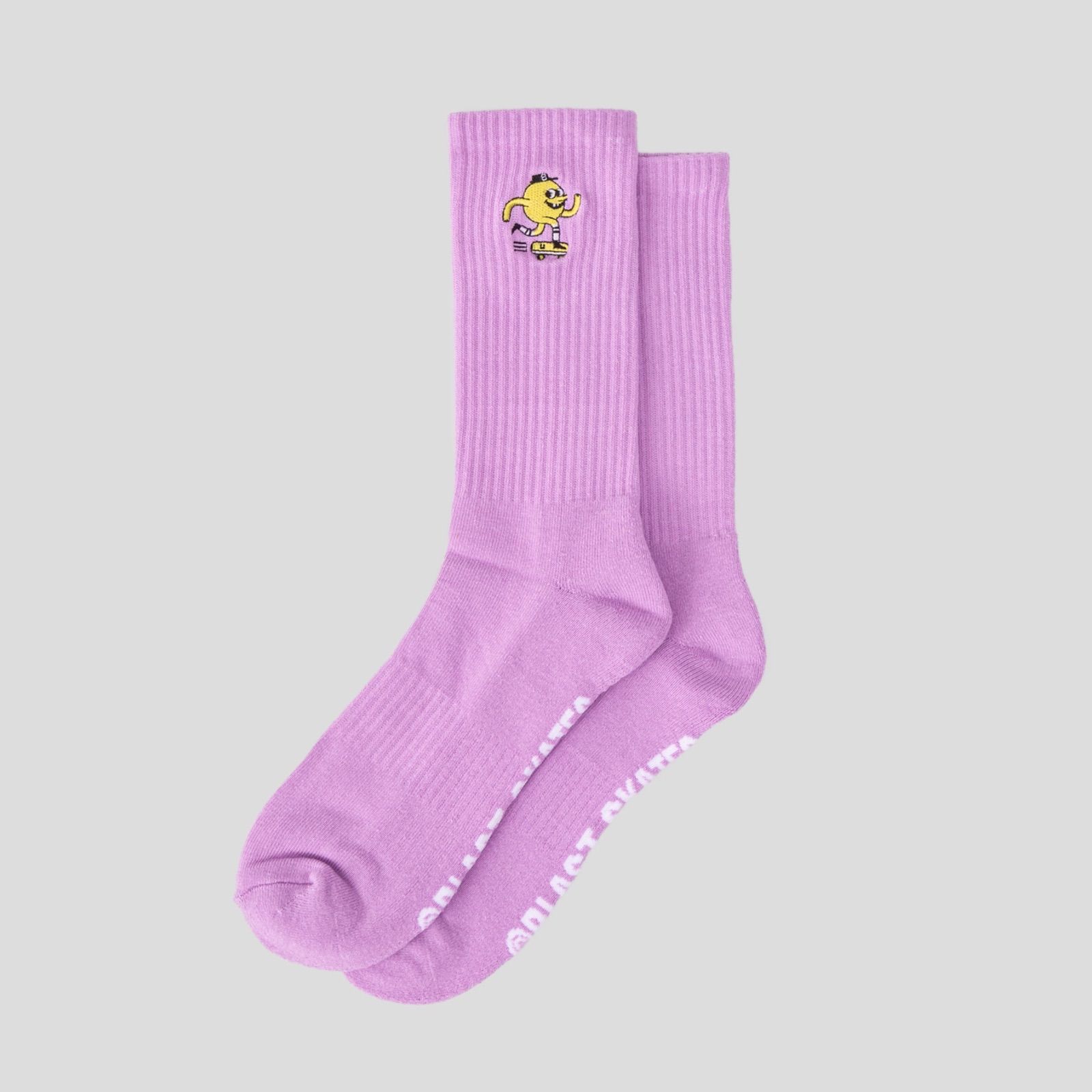BLAST /LILAC EMBROIDERED MASCOT SOCK