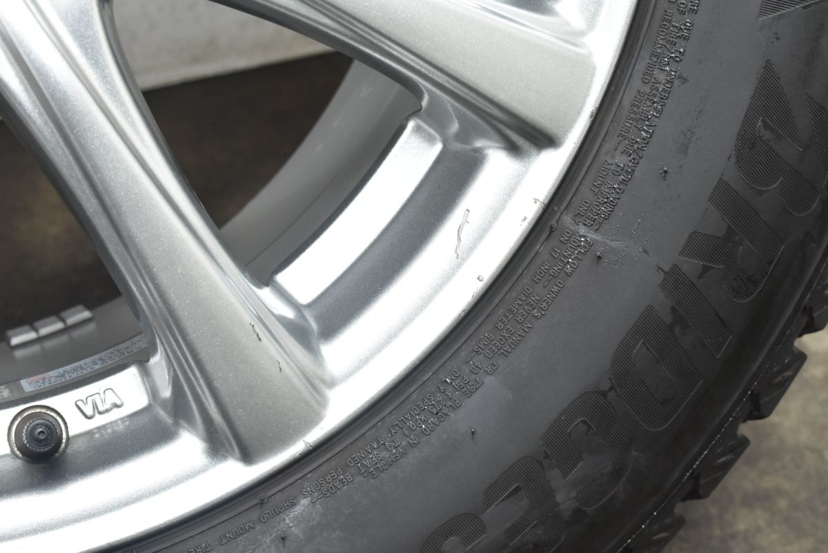 程度良好品 10スポーク 社外 17in 7J 38 PCD114.3 ブリザック DM-V3 225 65R17 レクサスNX ハリアー RAV4 エクストレイル アウトバック TRITUETUBI_COM