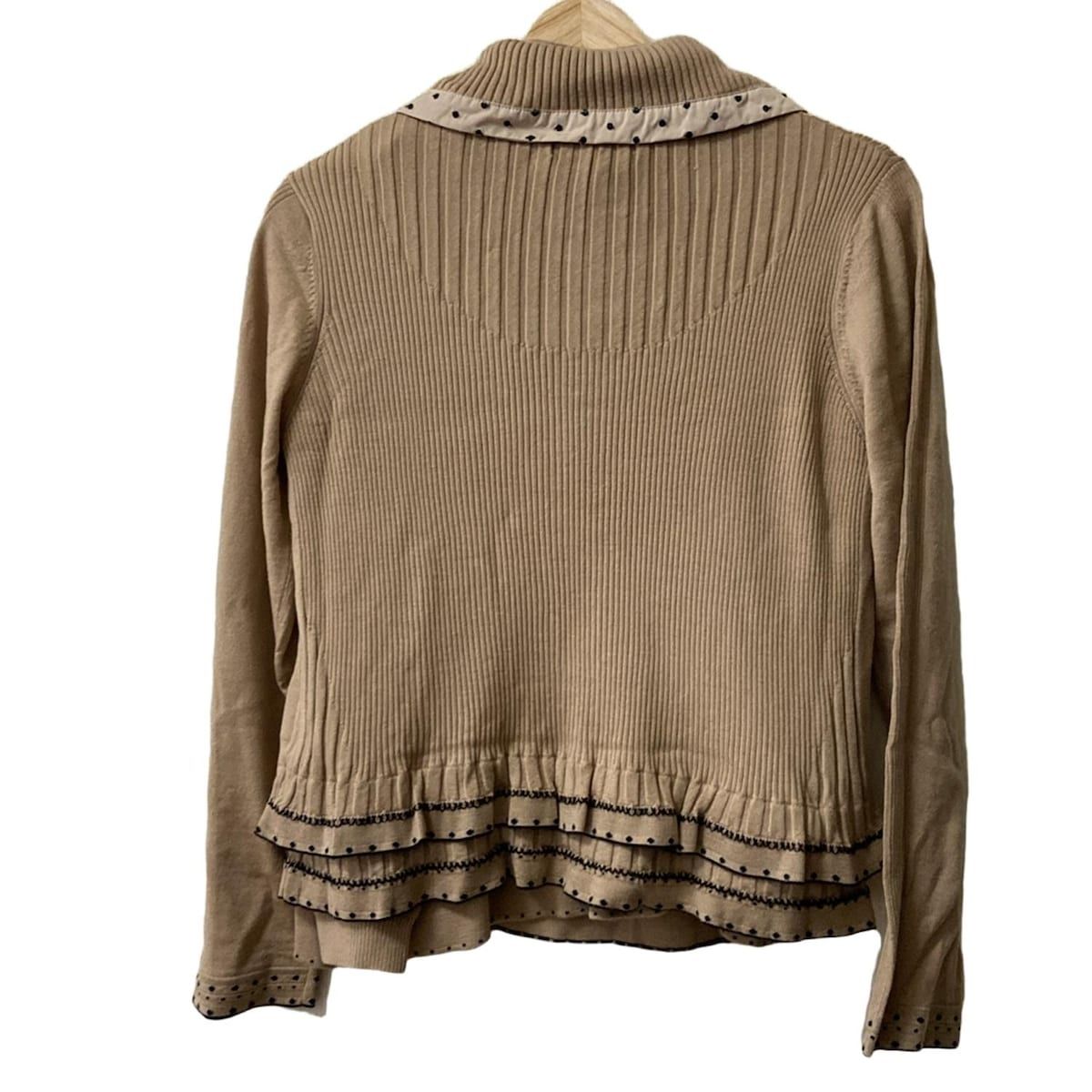 HIROKO BIS ヒロコビス アンサンブル レディース - ベージュ×黒 ドット柄