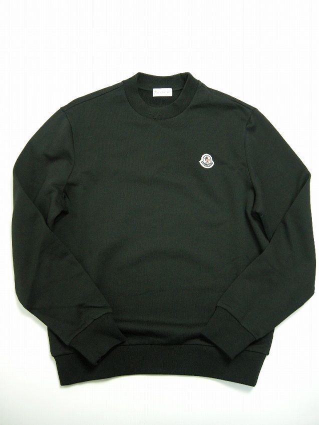 【新品未使用】MONCLER　モンクレール　スウェット　サイズS ブラック サイズS-XXL□新品 本物□モンクレール スウェット ブラック