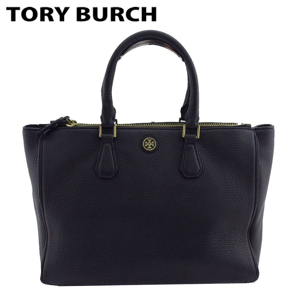 【美品】トリーバーチ ロビンソン スモールトート ネイビー トリーバーチ トートバッグ TORY BURCH エラ ナイロン スモール