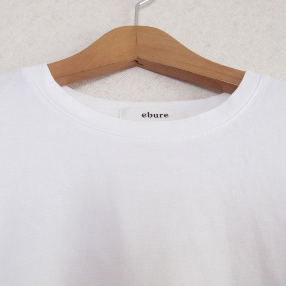 ebure Tシャツ・カットソー レディース エブール 中古　古着 ebure - 美品 ebure エブール 七分袖 クルーネック オーバー