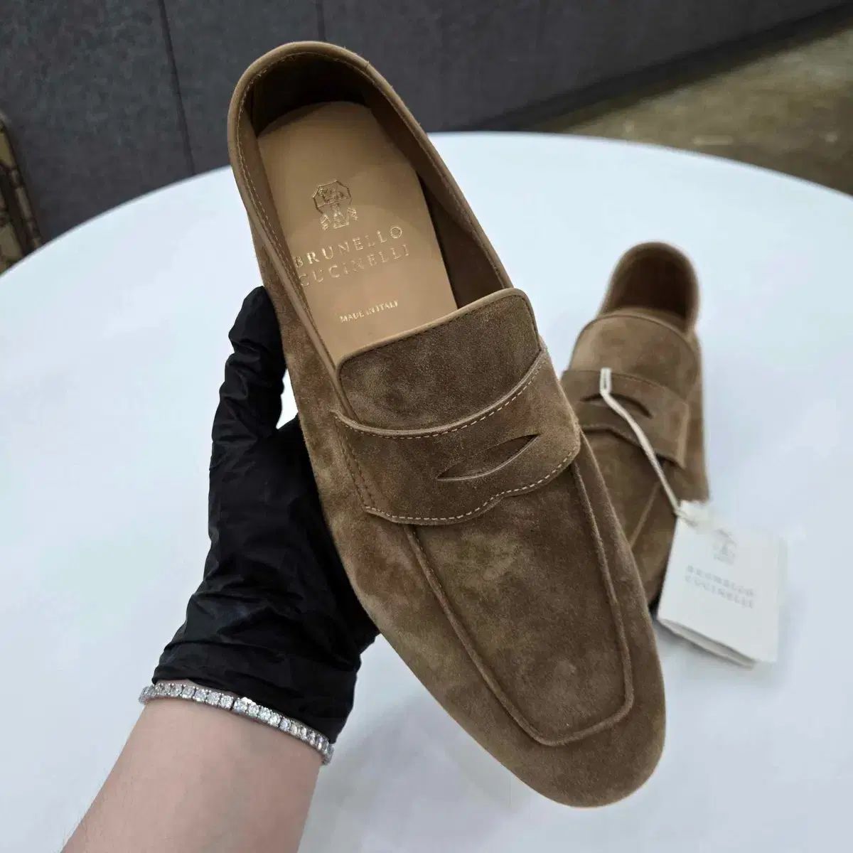 41 Brunello Cucinelli ブルネロクチネリ スエード ローファー