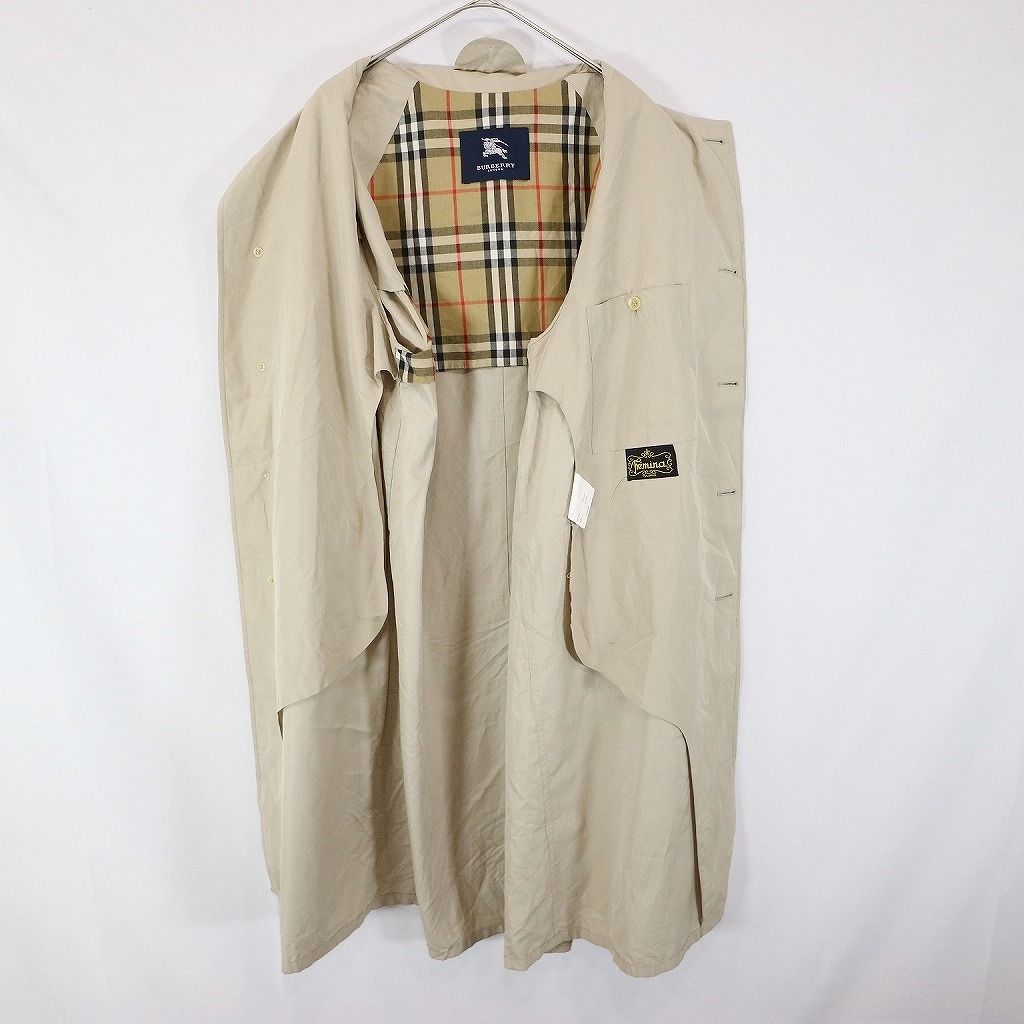 90年代 BURBERRY バーバリー ステンカラーコート ヨーロッパ古着 一枚