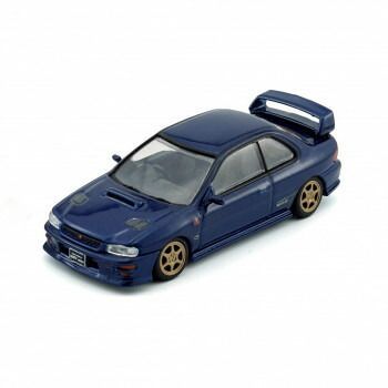 ビ-エムクリエイションズ スバル インプレッサ WRX TypeR3 4-6 ブルー LHD 1/64スケール 64B0260