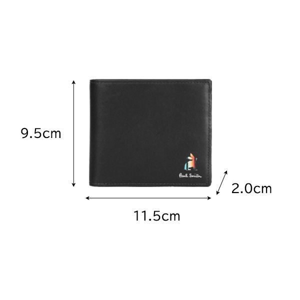 Paul Smith ポールスミス 財布 2つ折り財布 ウサギ メンズ 革 レザー