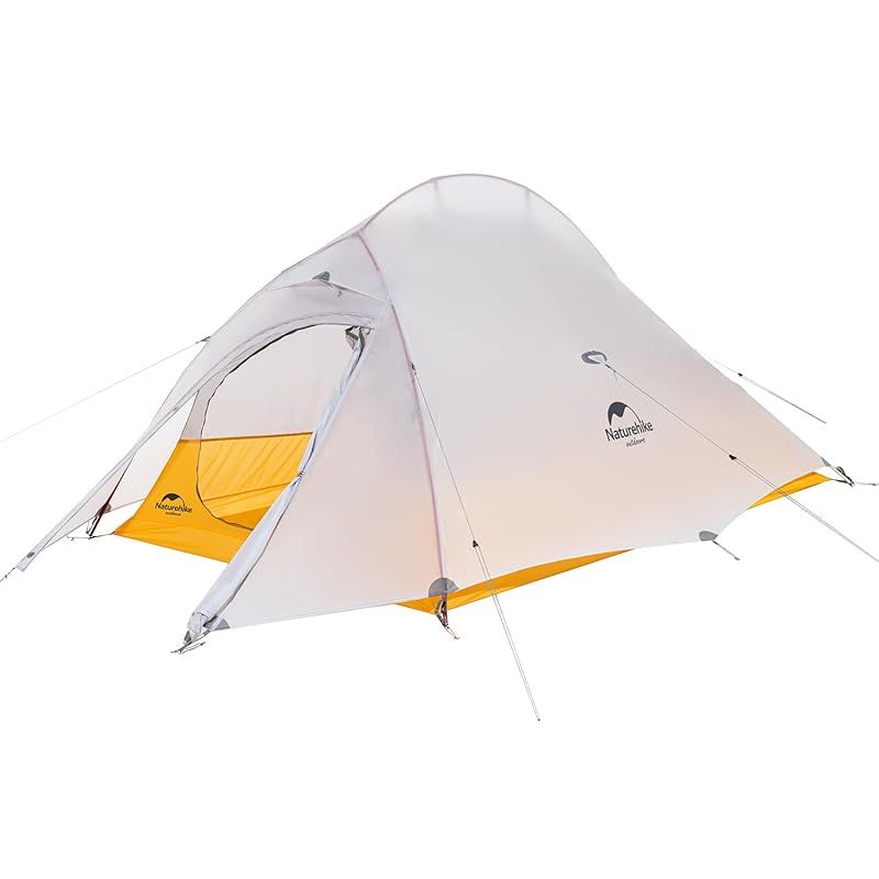Naturehike公式ショップ テント 2人用 超軽量 10Dシルナイロン 耐水圧1500mm 自立式 前室付き 設営簡単 グランドシート付き シングルウォール コンパクト ソロキャンプ 登山 ツーリング アウトドア サイクリング サイクリング 0