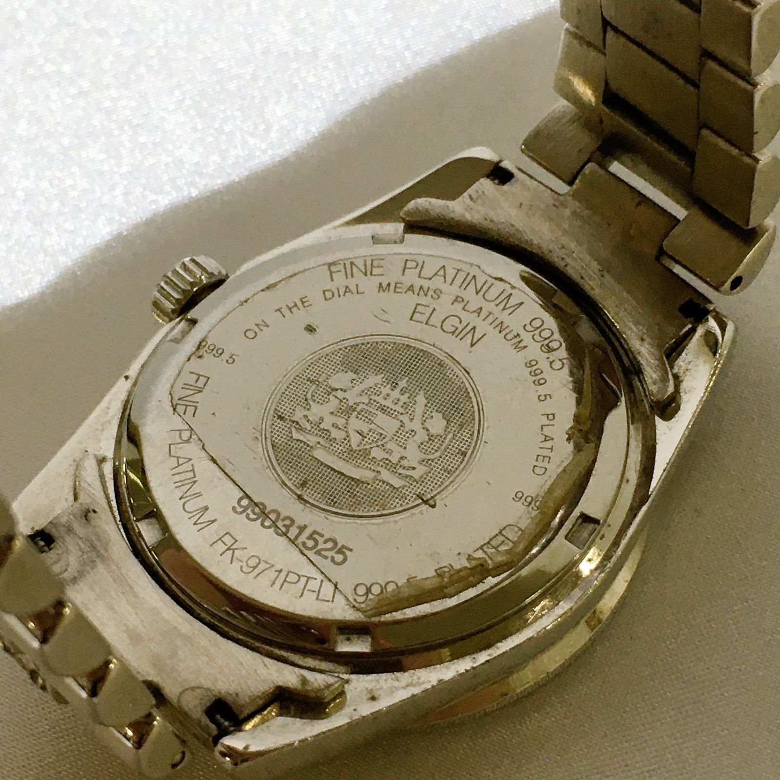 ELGIN FINE platinum 999.5 メンズ腕時計 ELGIN FINE platinum 999.5 メンズ腕時計