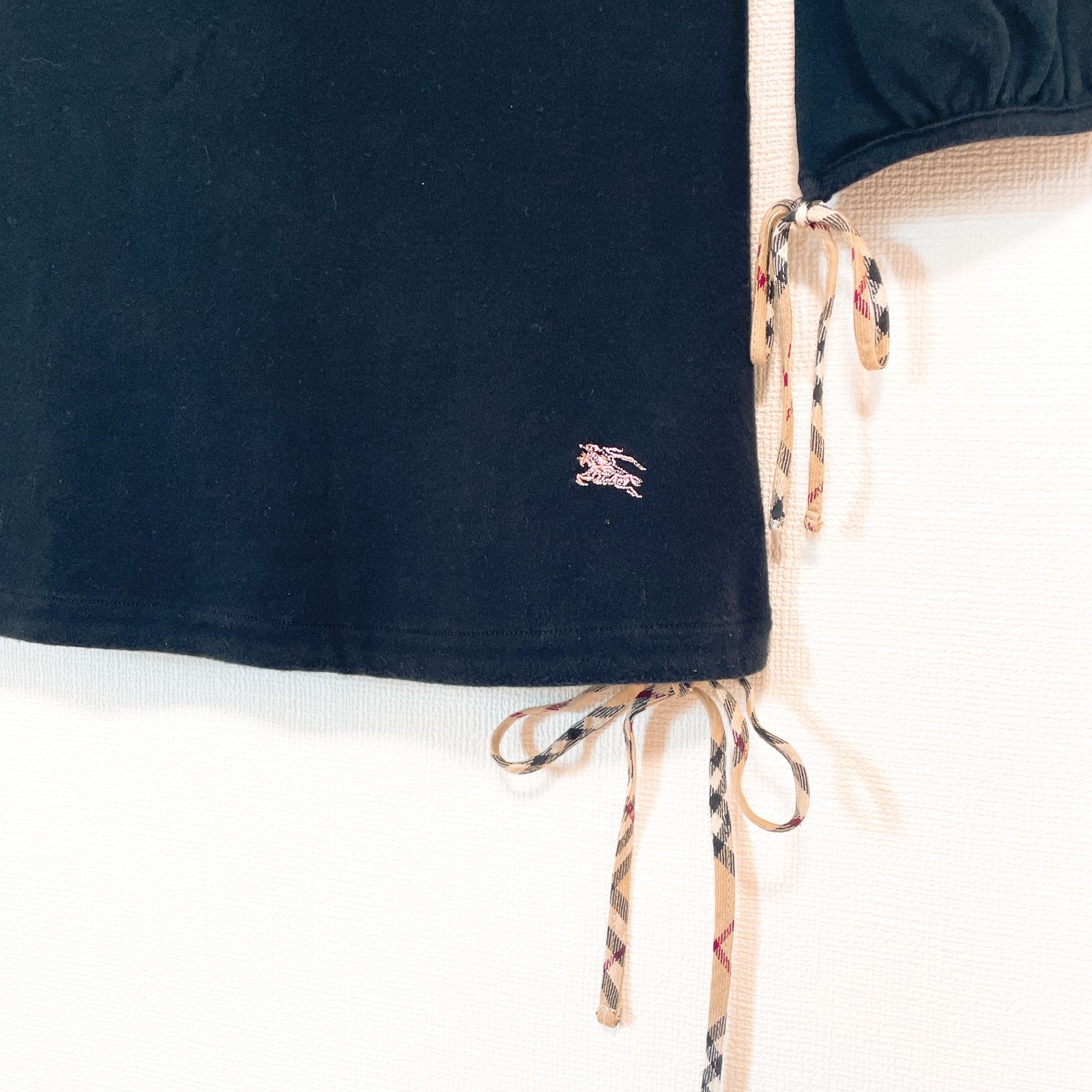 BURBERRY BLUE LABEL ノバチェック チュニック ホース刺繍 ワン