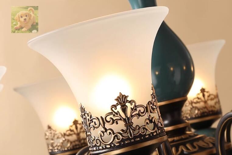 鉄シャンデリア ランプ