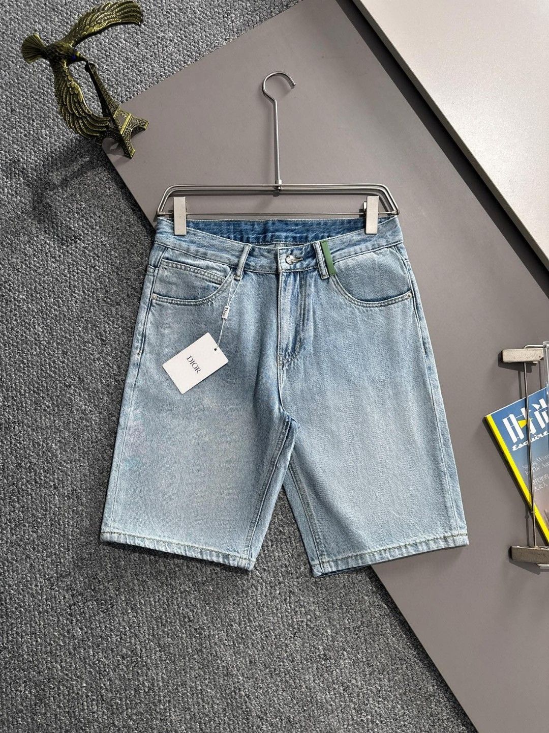 【DIOR】デニムショートパンツ ブルー デニム Dior(ディオール) ショートパンツ(レディース) - 海外