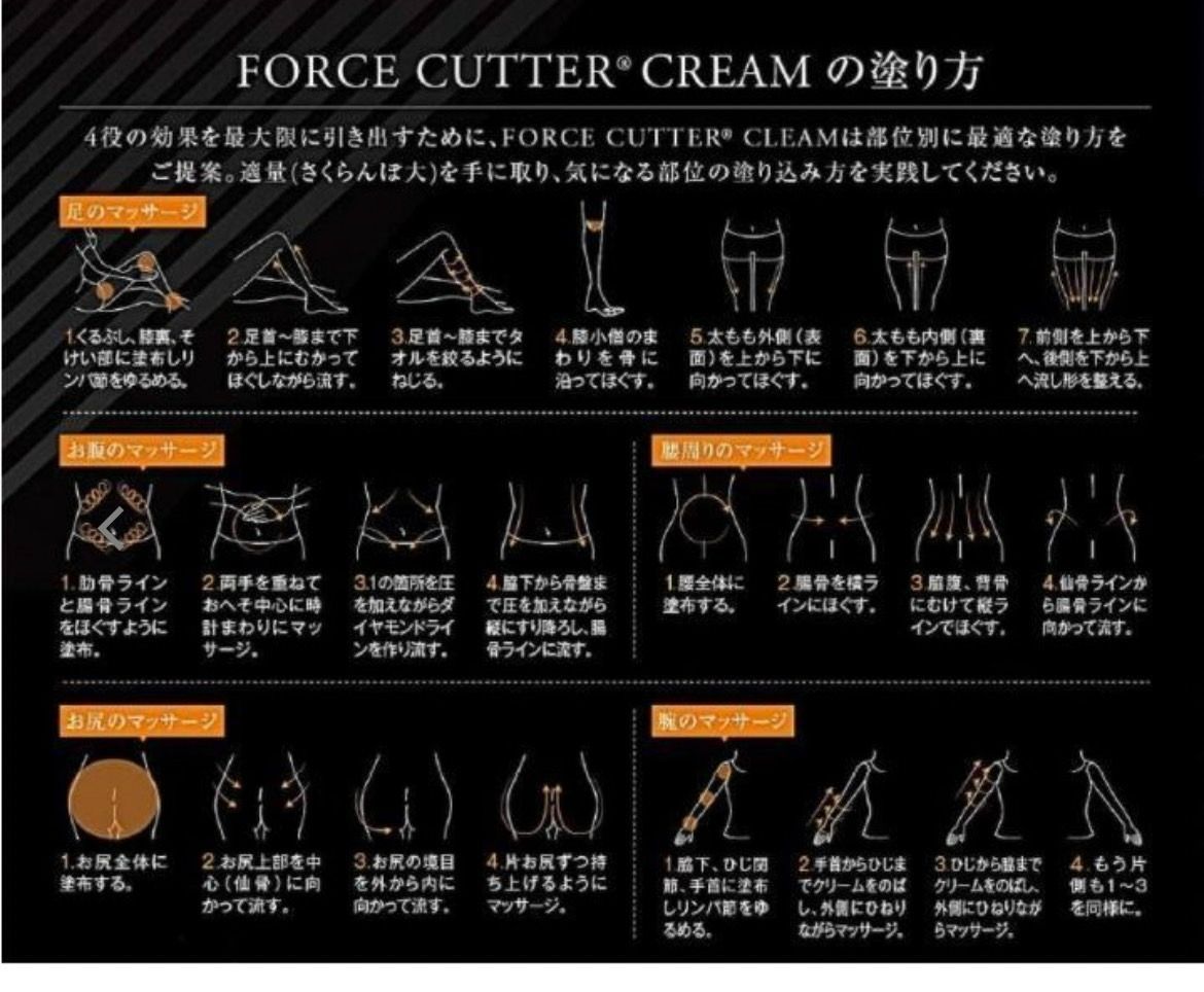 FORCE CUTTER CREAM 新品未開封