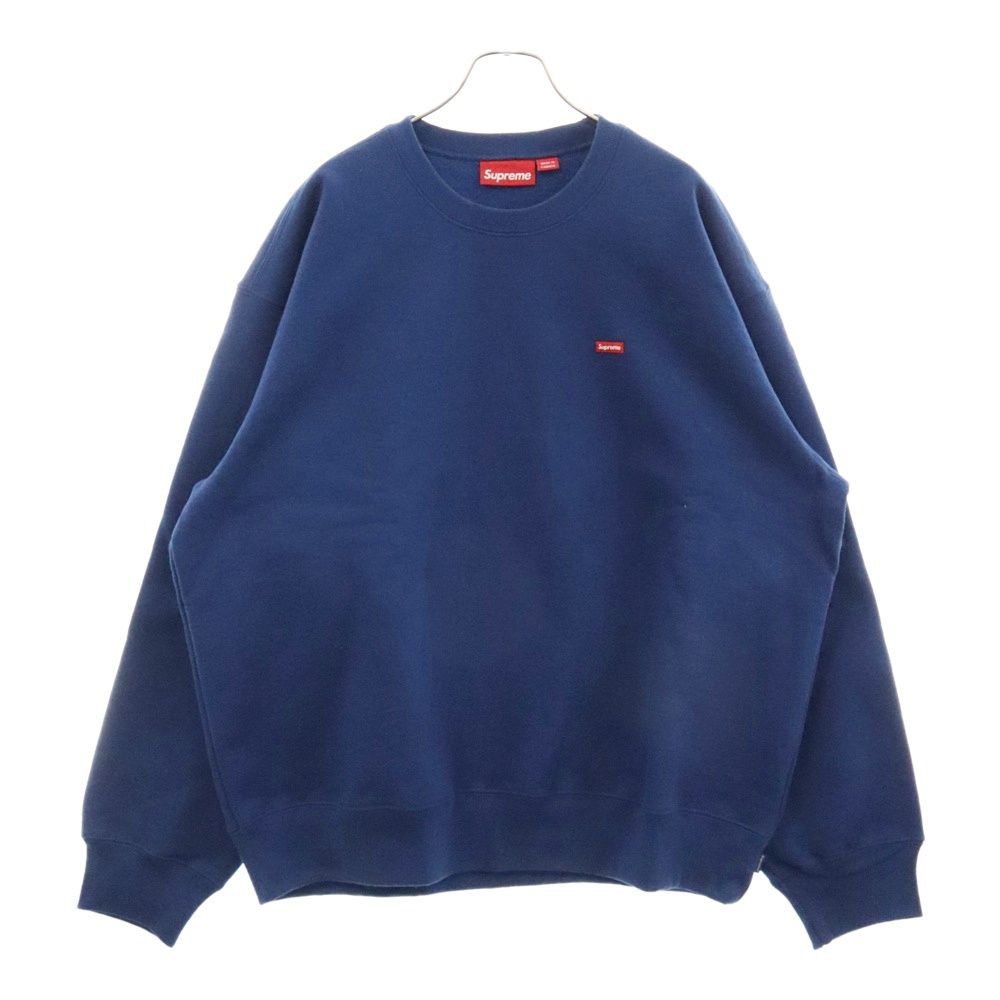 SUPREME (シュプリーム) 24AW Small Box Logo Crewneck Dark Royal スモールボックスロゴ ダークロイヤル クルーネック スウェット トレーナー ブルー