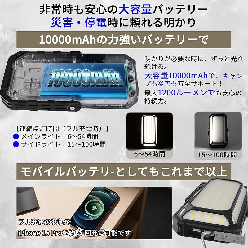 LED ランタン キャンプランタン キャンプ用品 超高輝度 1200 LED ランタン キャンプランタン キャンプ用品 超高輝度 1200