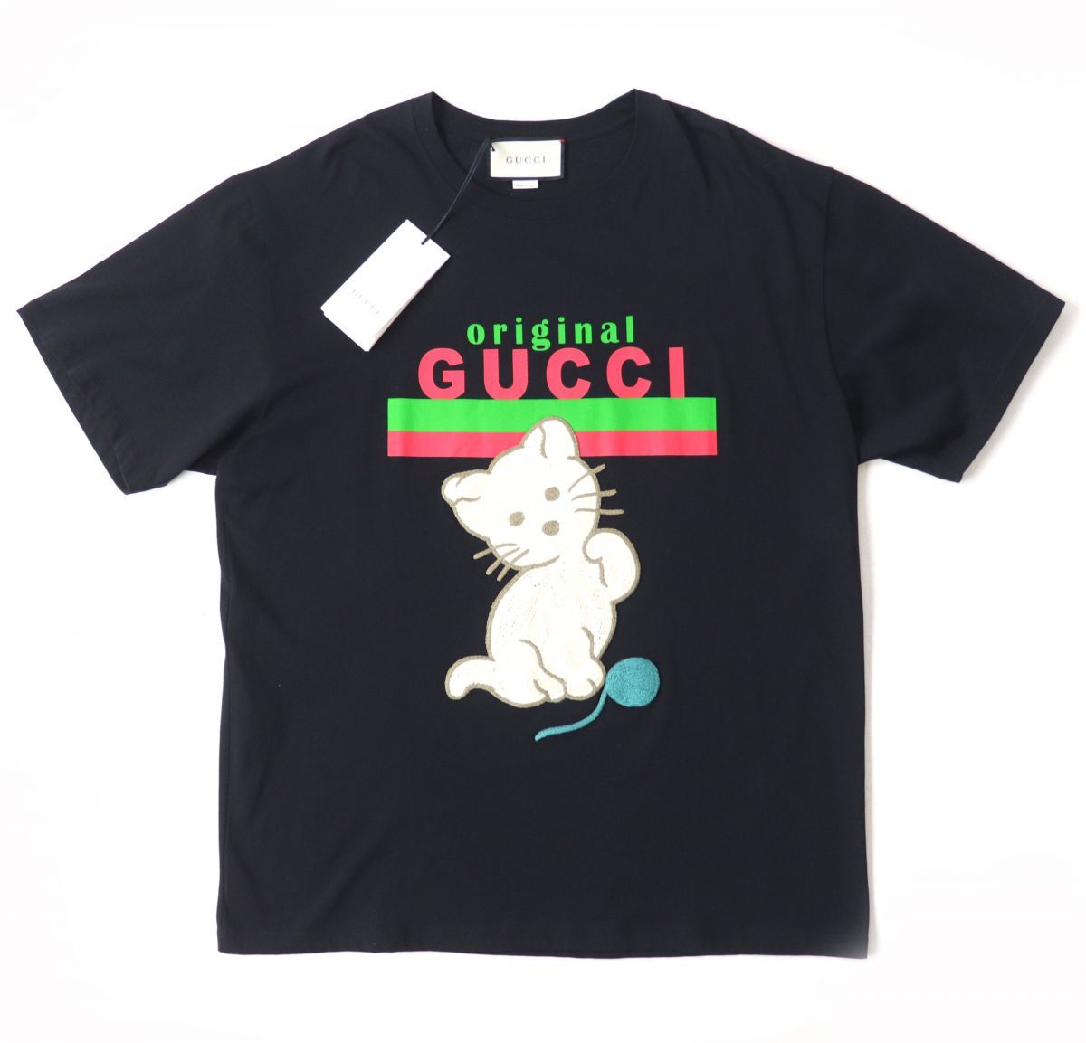 希少 イグナシ・モンレアル ◎GUCCI グッチ　Tシャツ　猫　ネコ　カットソー GUCCI（グッチ）の「【翌日発送】GUCCI (グッチ) Tシャツ 半袖