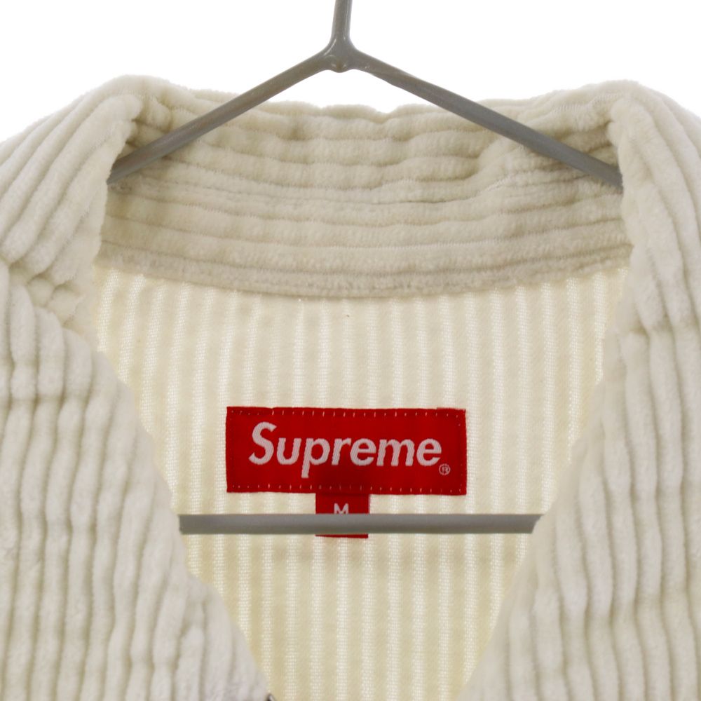 SUPREME (シュプリーム) 20SS Wide Wale Corduroy Harrington Jacket コーデュロイ ハリトンジャケット  ホワイト