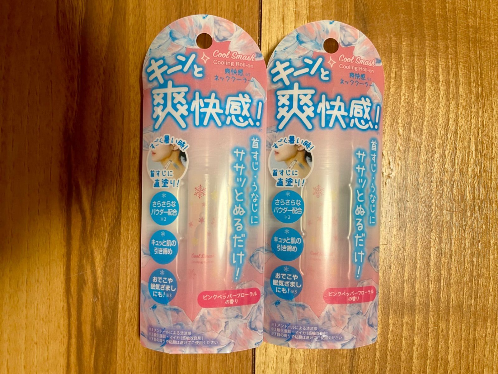 クールスマッシュ クーリングロールオン ピンクペッパーフローラルの