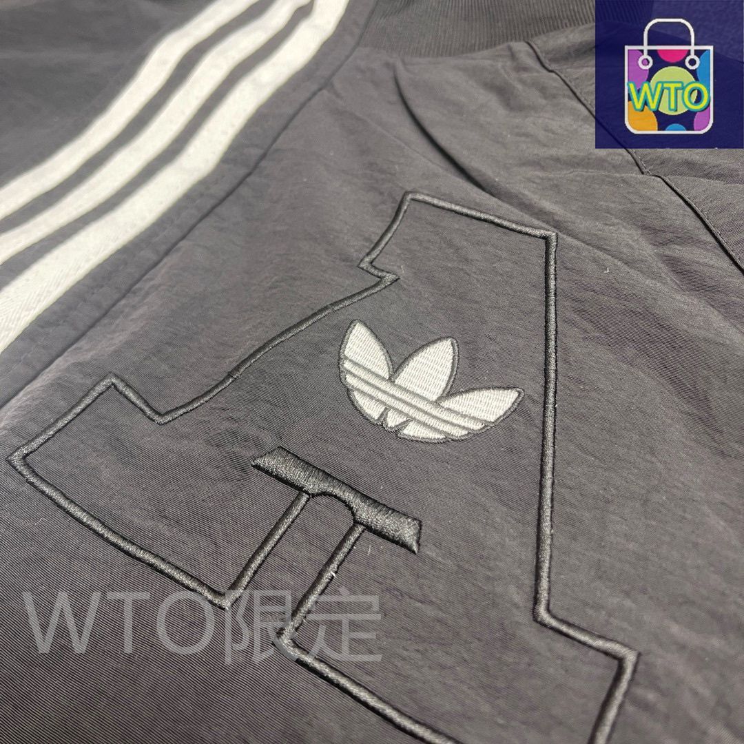 【もとこ】adidasヴィンテージ　パッチワークジャケット ブラック もとこ様専用】adidasヴィンテージ パッチワークジャケット