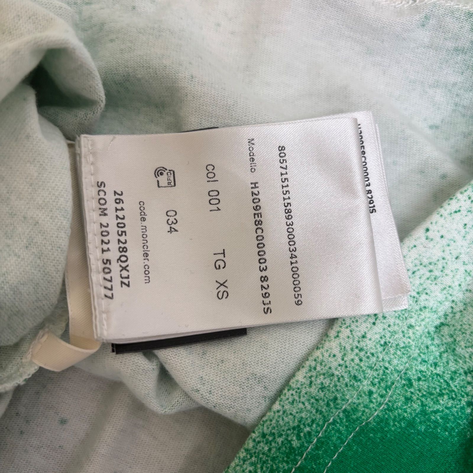 ◎【美品】サイズXS MONCLER モンクレールGENIUS JW ANDERSON 半袖 T