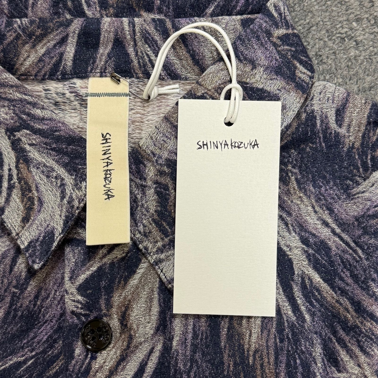 参考上代49500円 未使用品 SHINYAKOZUKA 24SS HIS WORK SHIRT