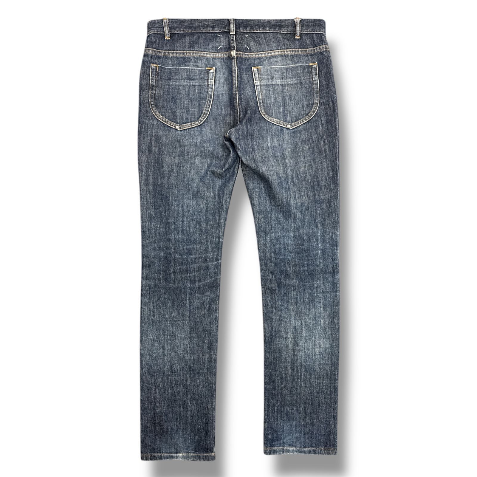 メゾンマルジェラMAISON MARGIELA 10ストレートデニム Maison Margiela ⑩ 10番 ボタンフライスリムフィットストレート