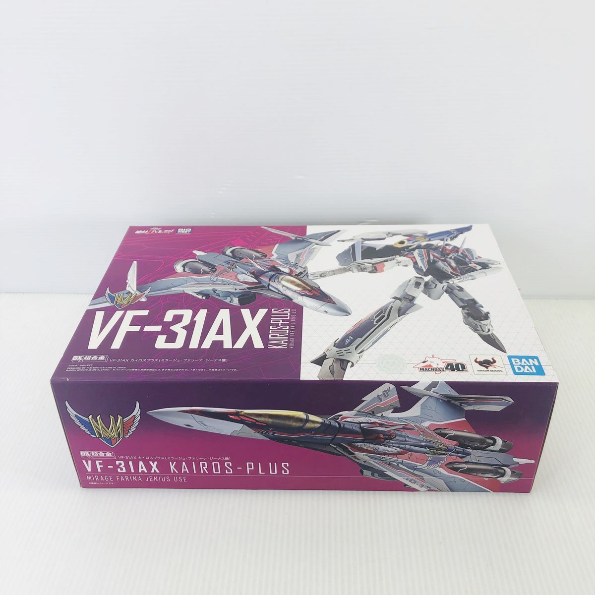 未開封】DX超合金 VF-31AX ミラージュ・ファリーナ・ジーナス機