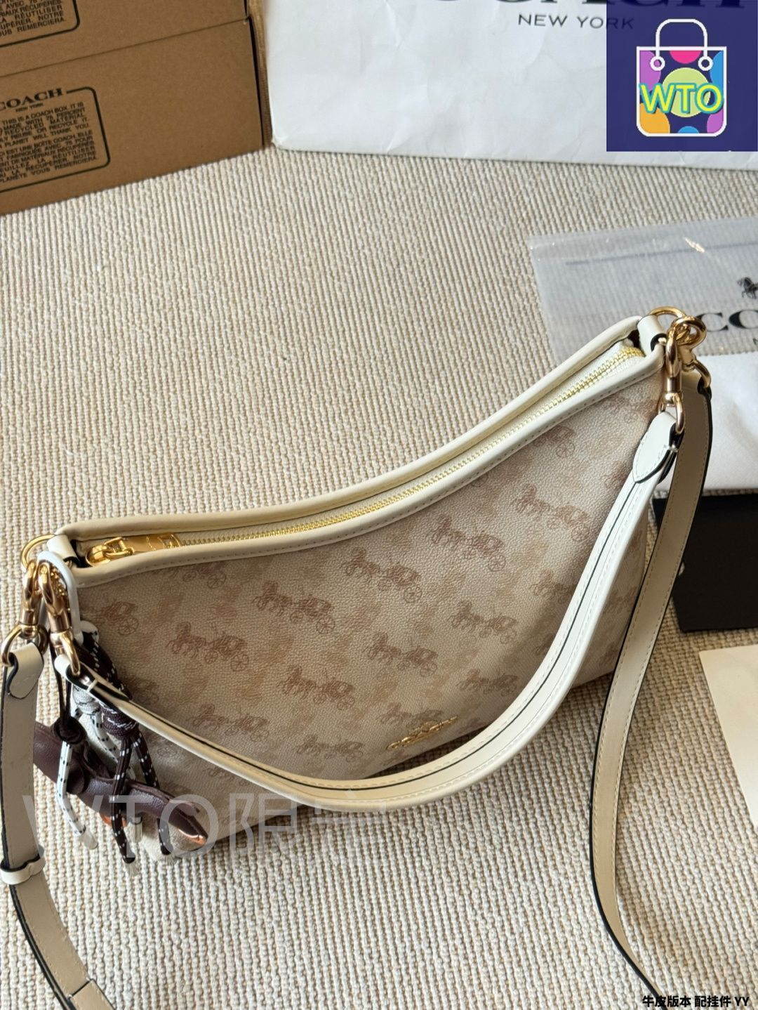 今日 Coach コーチ ローレルシリーズ クラシックムーンバッグスタイルで腋下包より容量豊かなデザイン-WTO輸入2 DECORATOM_COM_BR