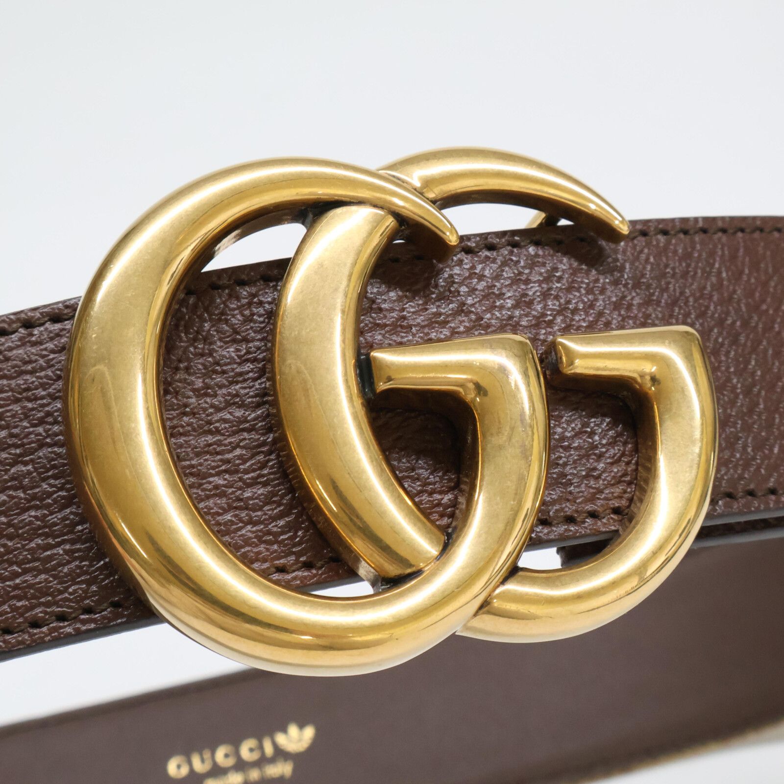 GUCCI グッチ x adidas アディダス 【新品同様】406831 ダブルG ワイド  