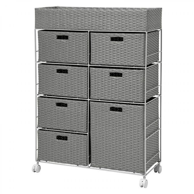 萩原 Hagihara RAN-2418GY ランドリー 新生活 インテリア 家具おしゃれ