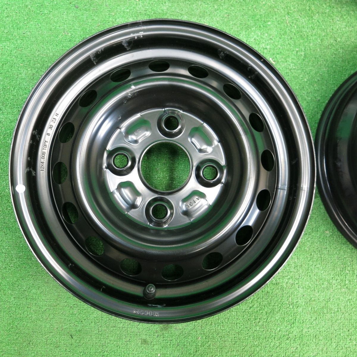 激安 中古 4本セット】 ダイハツ ハイゼット 純正 スチール