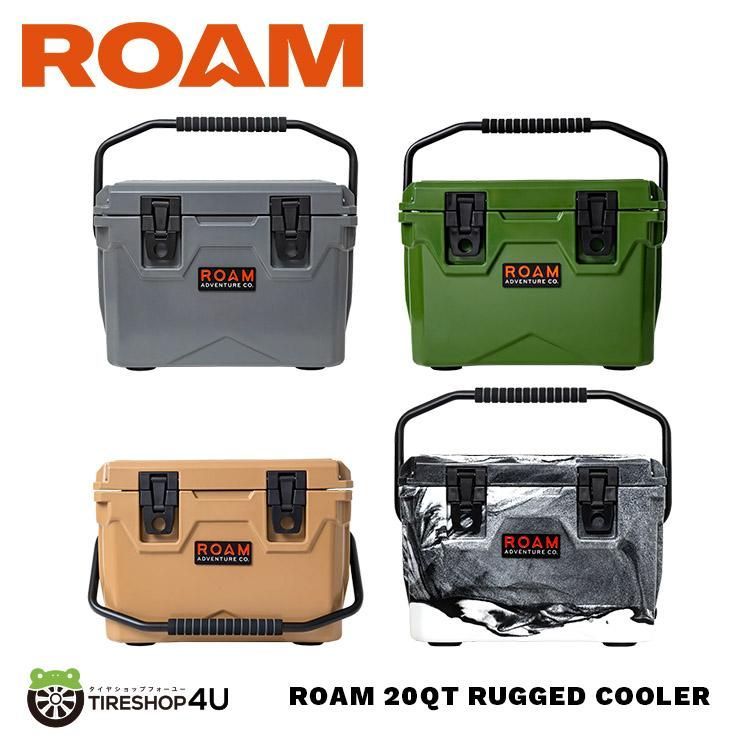 クーラーボックス OD GREEN 約18.9リットル 氷を最長で8日間キープ RUGGED COOLER 20QT ラギットクーラー 20クォート ROAM ADVENTURE CO