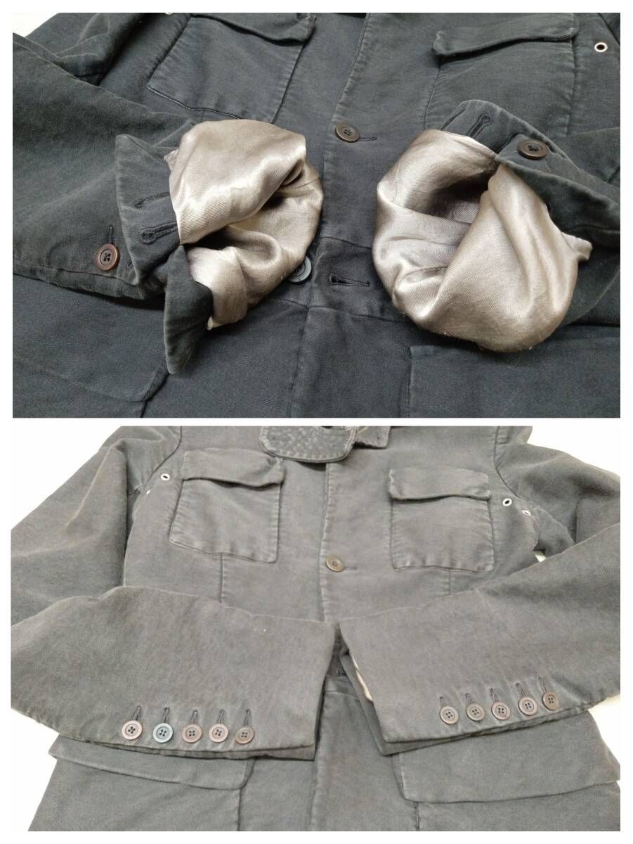 Owens|リックオウエンス|ジャケット|ミリタリーユニフォームジャケット|06AW|コットンオフィサージャケット|ブラック系|Sサイズ