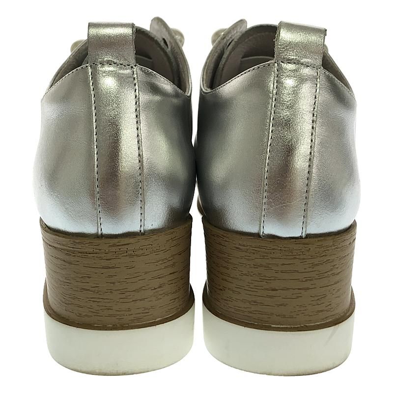 【極美品】STACCATO シルバーメイジーパールプラットフォーム 23 STACCATO｜メイジーパールプラットフォーム | Rakuten Fashion