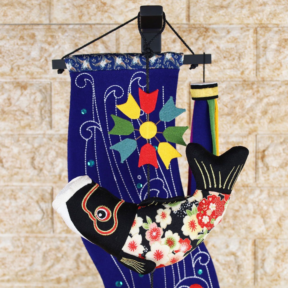 ちりめん細工 端午の節句下げ飾り (龍付) nananaまま♡様専用 ちりめん