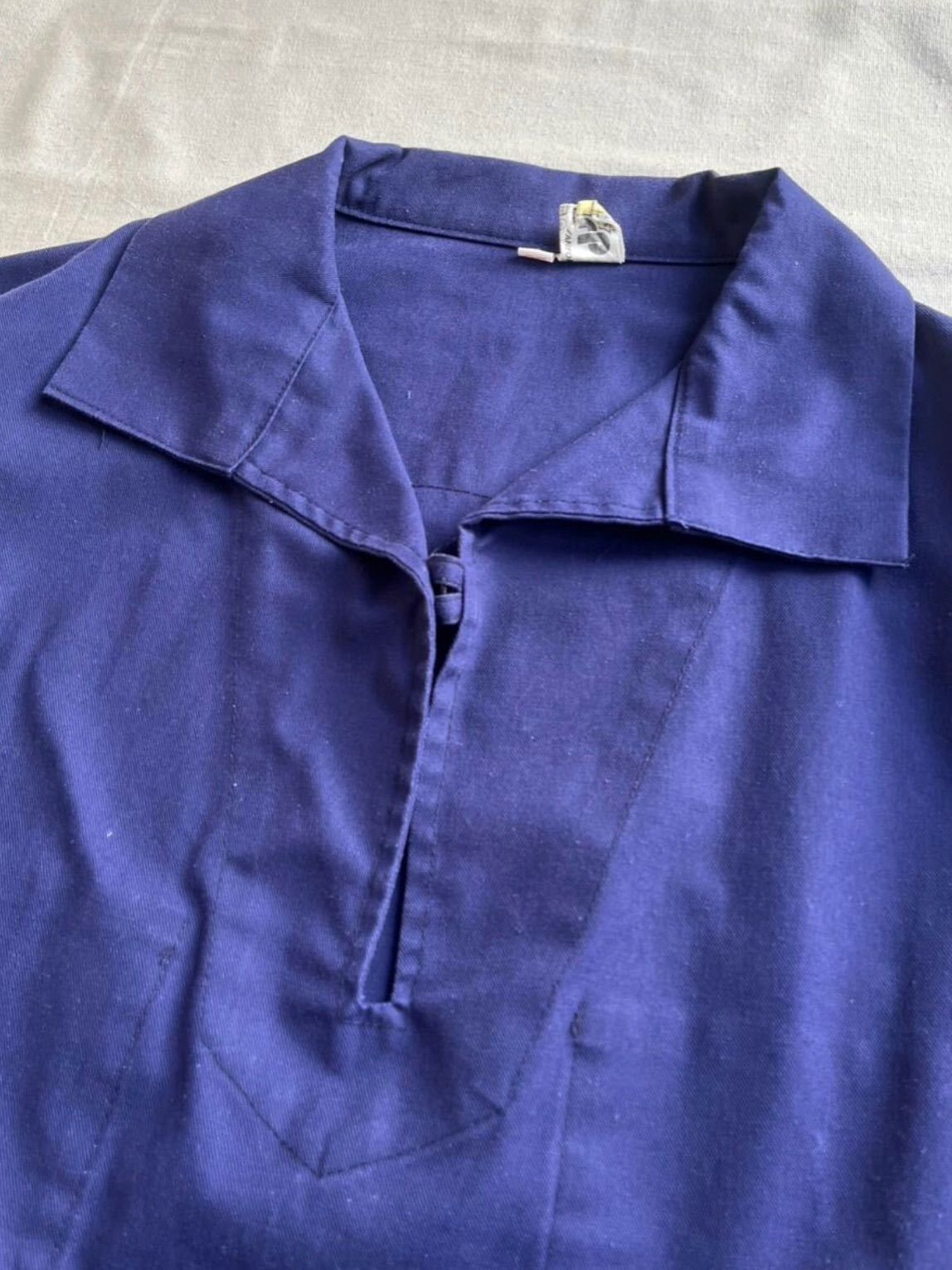 60s 70s ヴィンテージ フレンチ フィッシャーマンシャツ 古着 ユーロ 70s ヴィンテージ フレンチ フィッシャーマンシャツ スモック