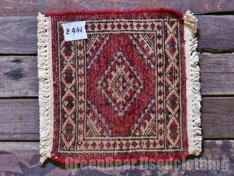 RAGZ446 ミニラグ トライバルラグマット ウール絨毯 アンティーク ヴィンテージ