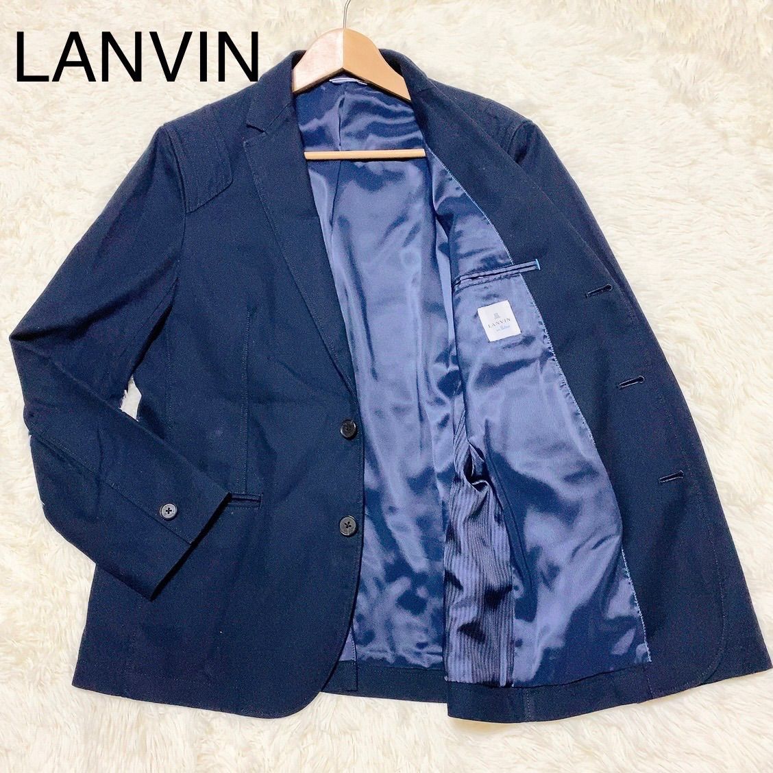 LANVIN ランバン ブルゾン 48(L位) 青