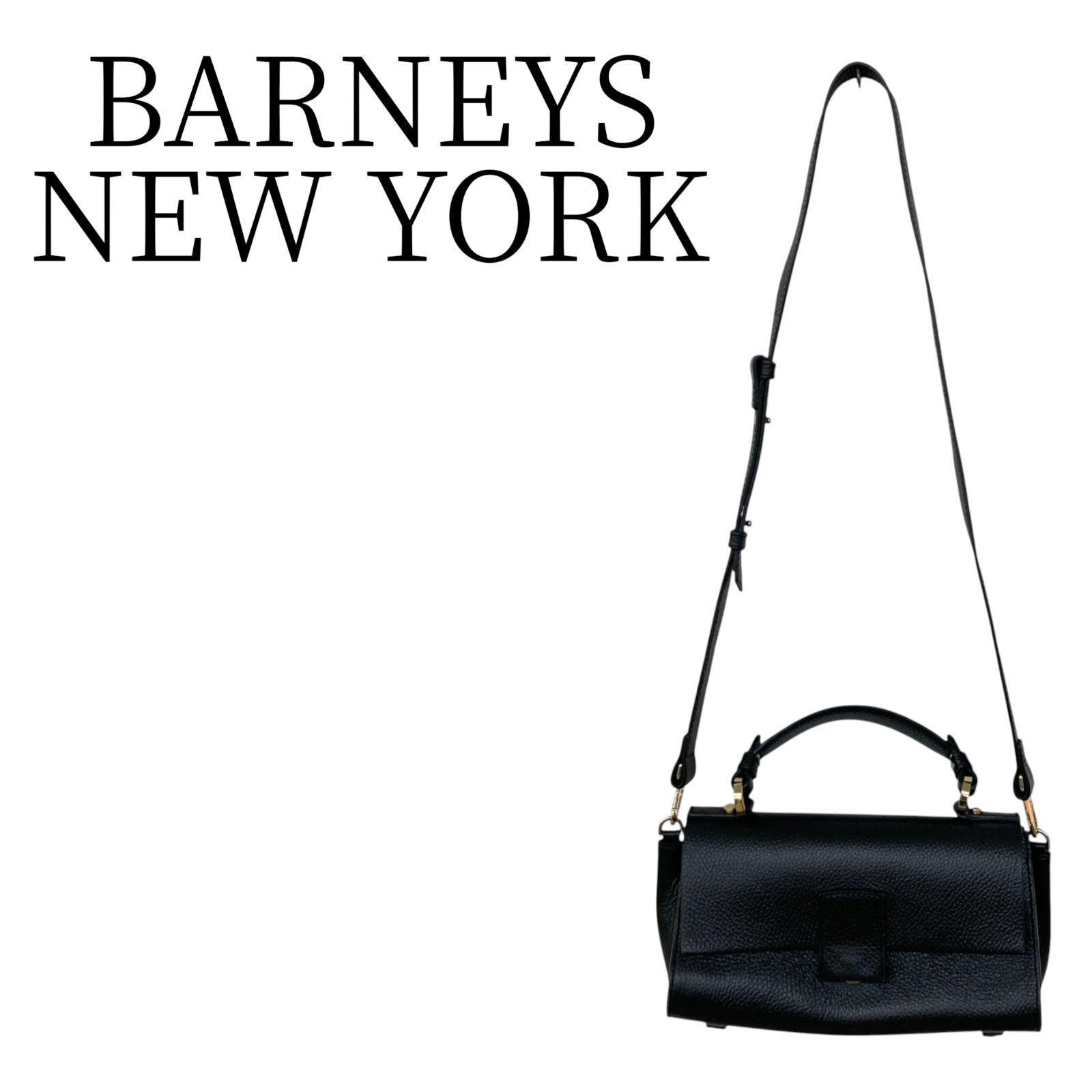 BARNEYS NEW YORK バーニーズニューヨーク 黒 ショルダーバッグ