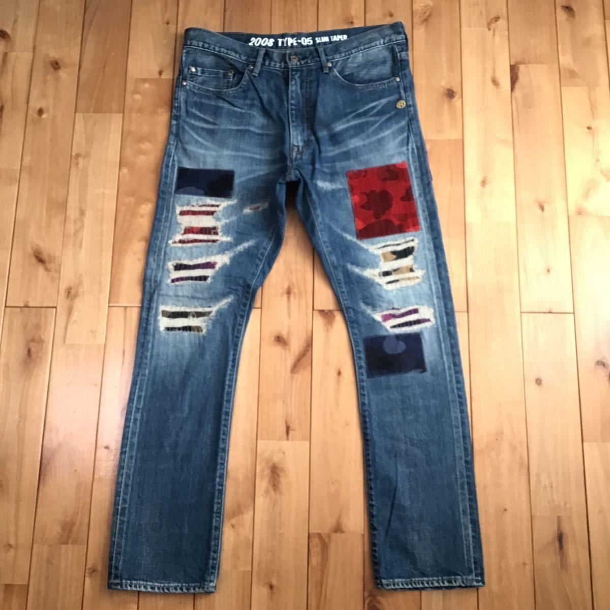 数量限定格安 A BATHING APE - bape denim クレイジー ミックス