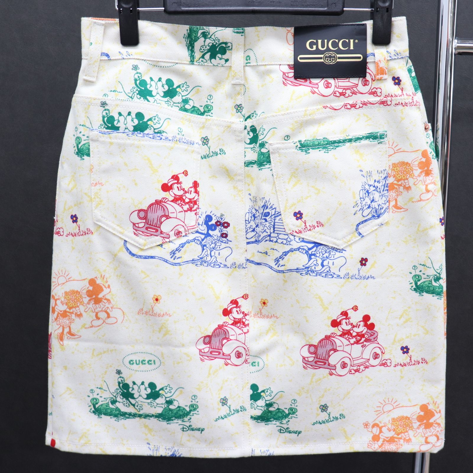 GUCCI DISNEY グッチディズニー スカート ITYOOYRFPANC 美品 GUCCI グッチ ディズニー コラボ コットン