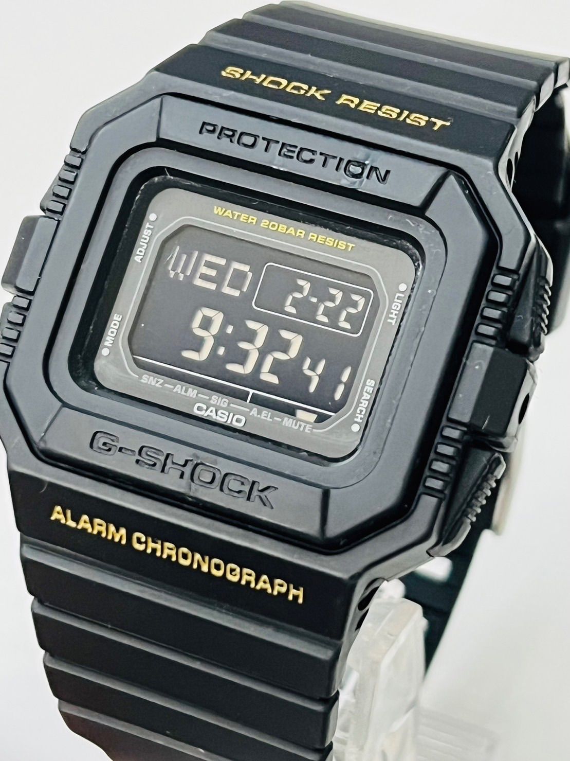 G-SHOCK タフネス ベーシック マットブラック DW-D5500-1BJF - 腕時計