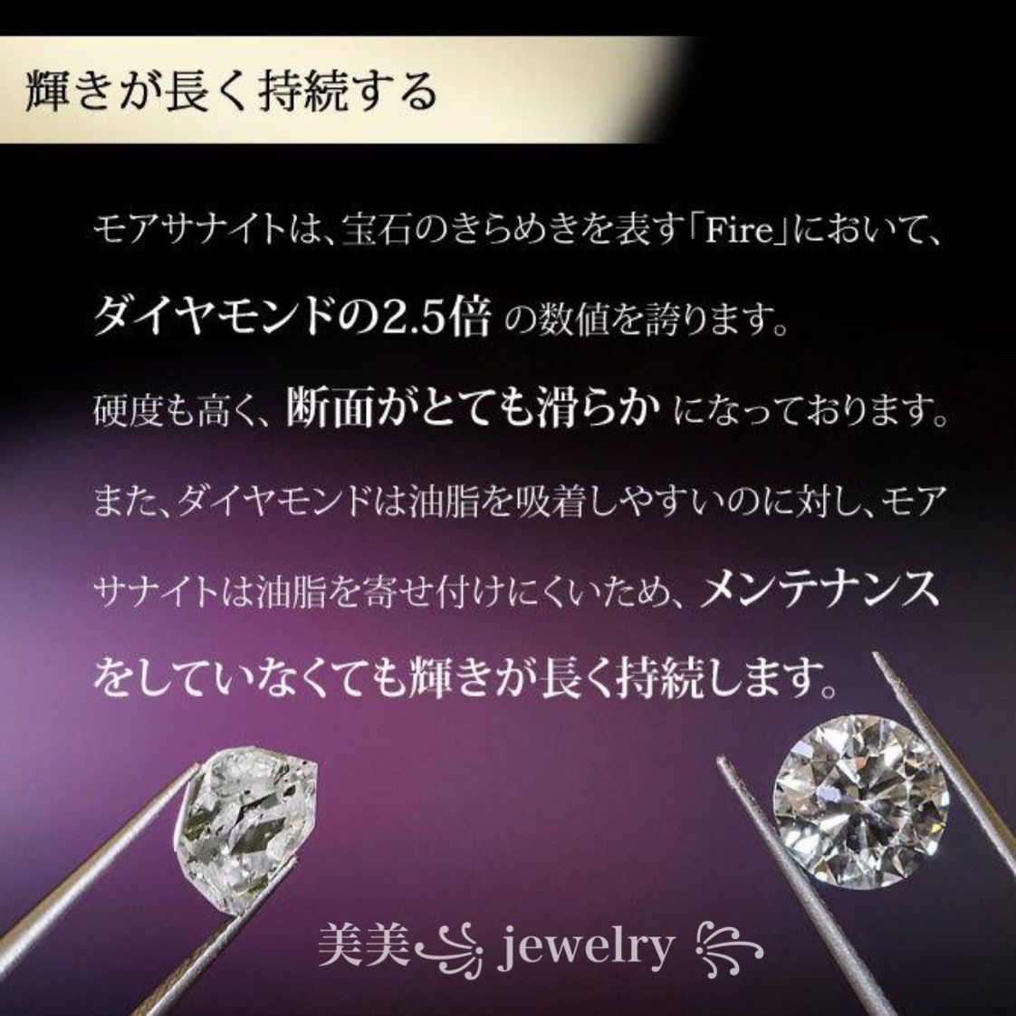 モアサナイト スタッド ピアス シルバー 両耳 1CT 0.5CT×2(合計1CT 1ct