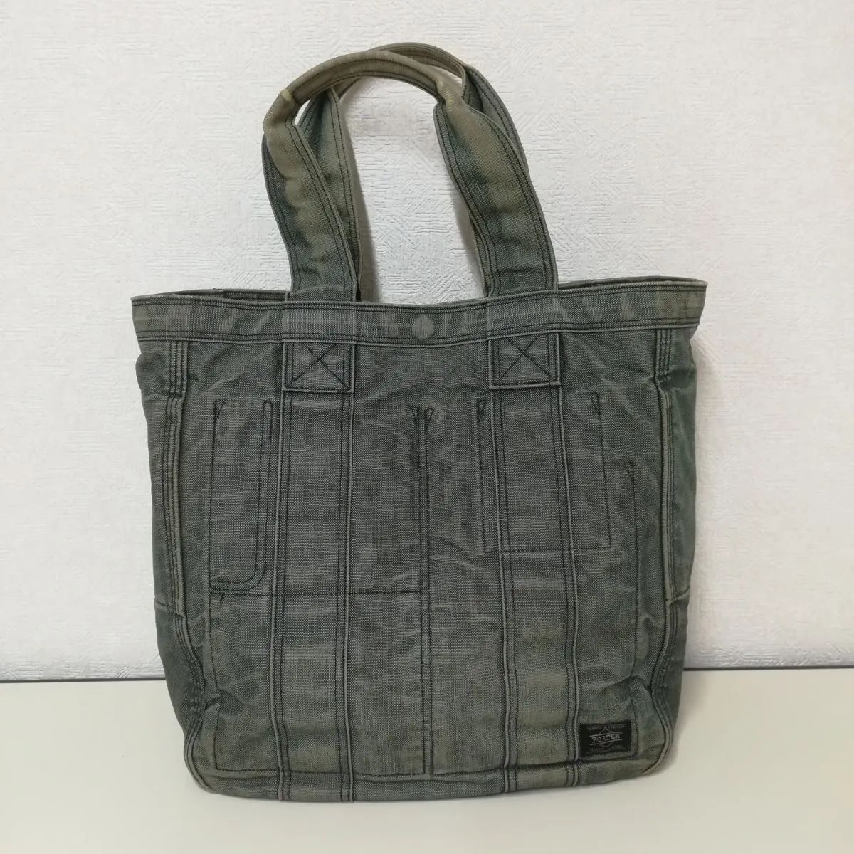 porter ポーター デニム トートバッグ 大容量 中古 吉田カバン 送料 