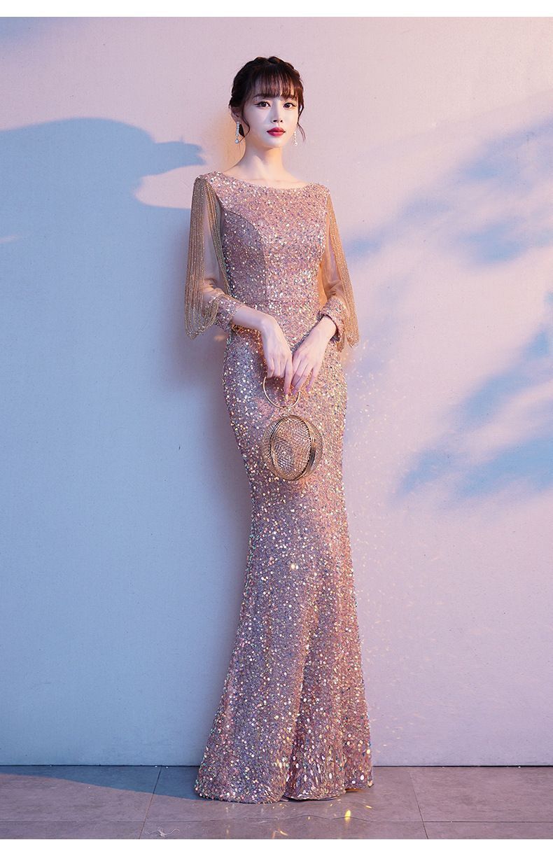 マーメイドドレス イブニングドレス ロングドレス 結婚式ドレス 二次会ドレス 発表会ドレスドレス 結婚式 ワンピース 同窓会ドレス 成人式ドレス タイトワンピース 20代 30代 40代 七分袖 お呼ばれ MAAHADDERANG_COM